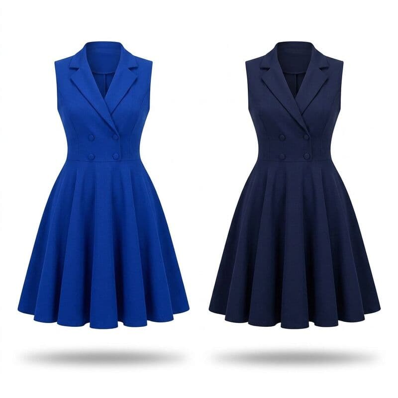 Sleeveless Blazer Dress — Assorted