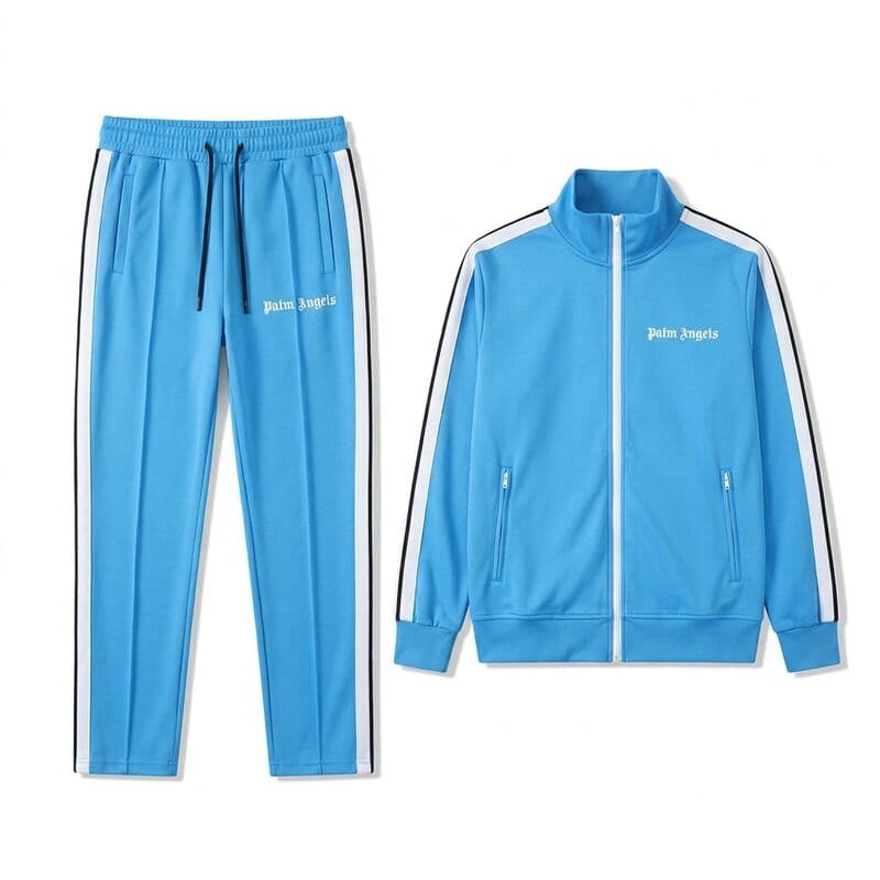 Blue Stripe Tracksuit Set
