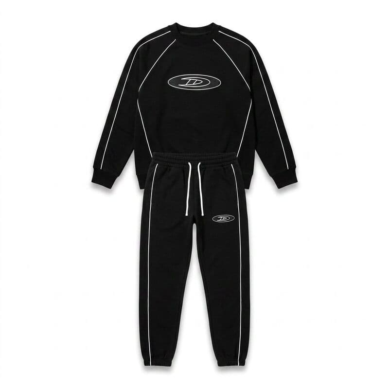 Black TD Tracksuit Set