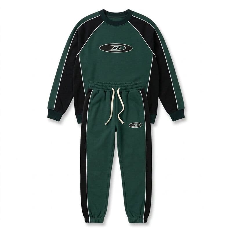 Green/Black TD Tracksuit Set