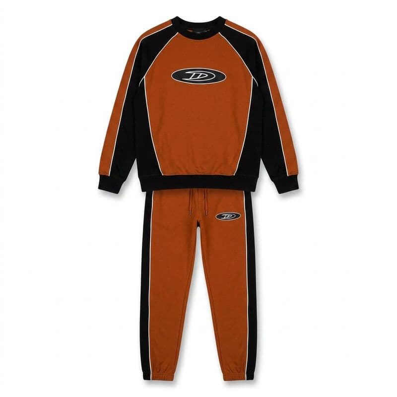 Orange/Black TD Tracksuit Set