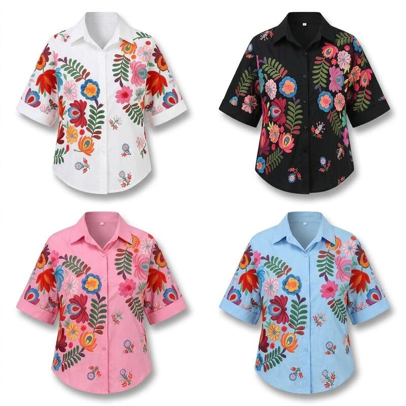 Floral Button Shirt — Assorted