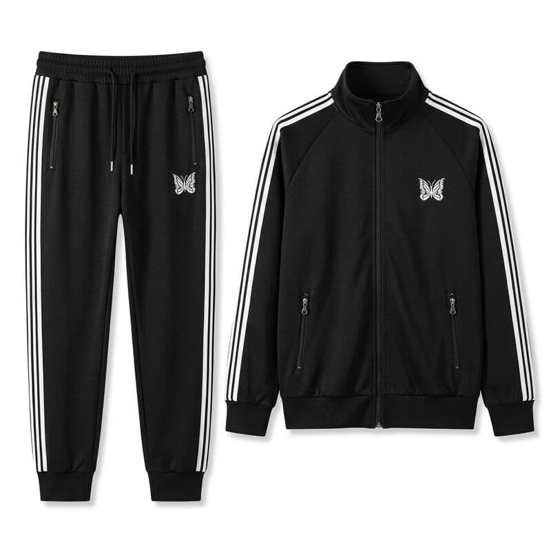 Black White Butterfly Tracksuit Set