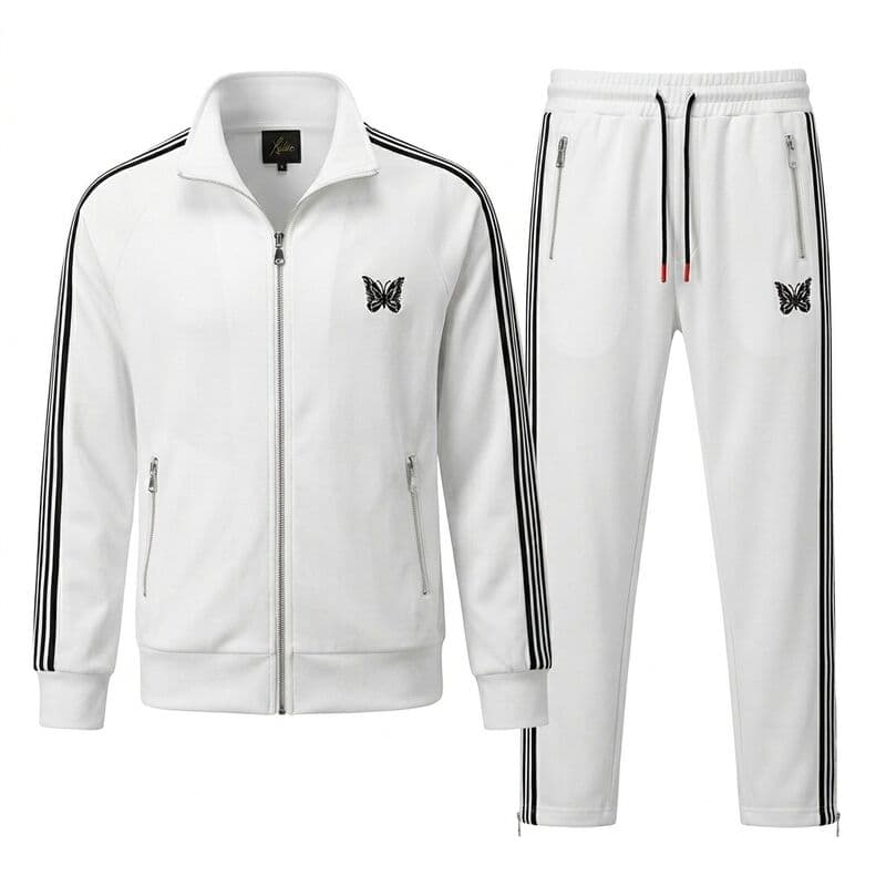 White Black Butterfly Tracksuit Set