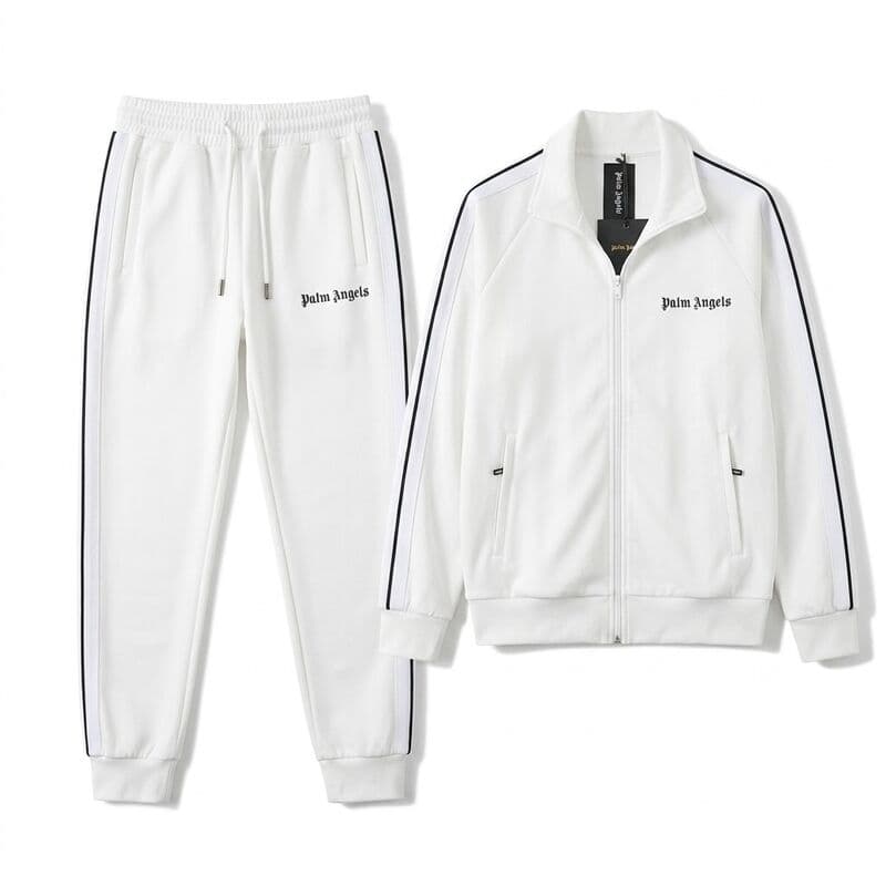 White Classic Tracksuit Set