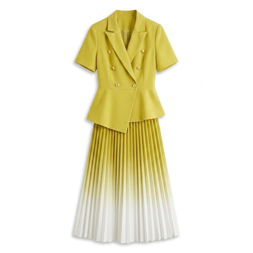 Ombre Suit Yellow
