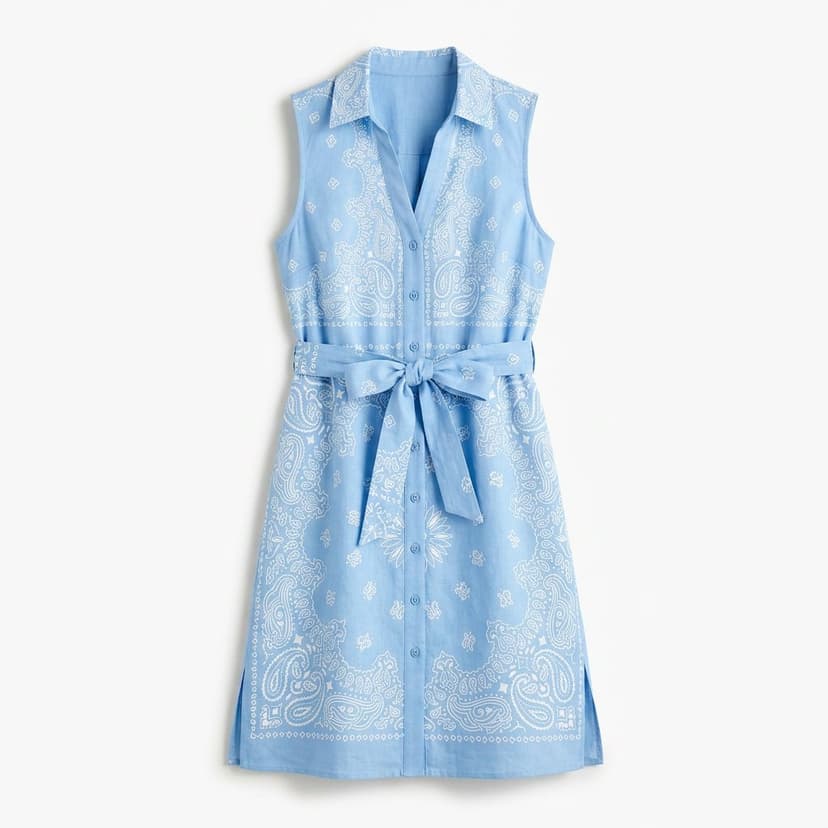 Bandana Dress Blue