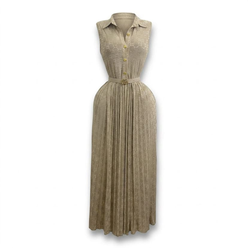 Gg Collared Beige