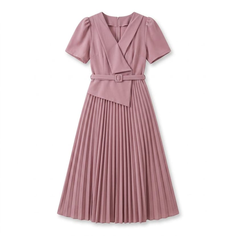 Pleated Puff Pink