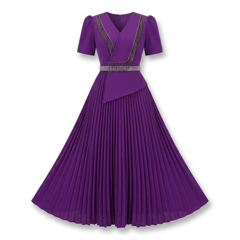 Pleated Puff Purple