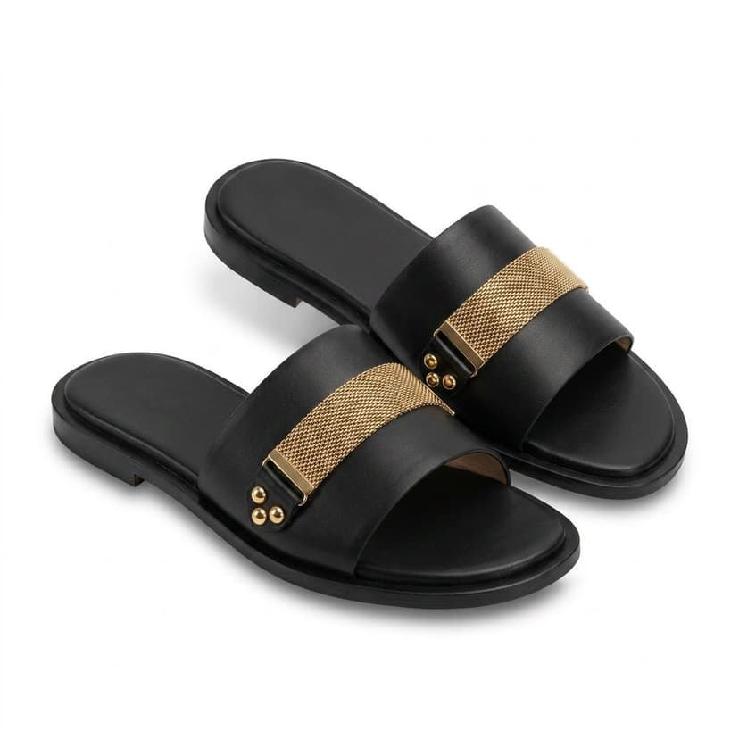 Gold Mesh Black