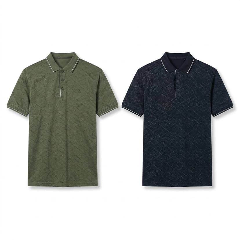 Batch18 02 Tipped Argyle Polo Olive Navy
