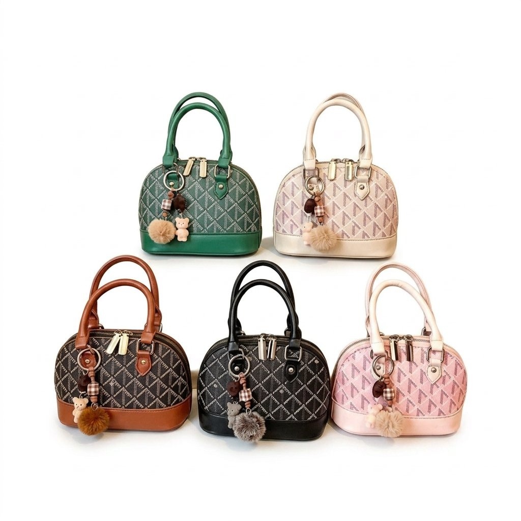 Mini Quilted Dome Bags — Assorted