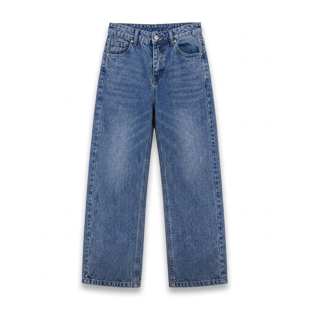 Blue Baggy Jeans